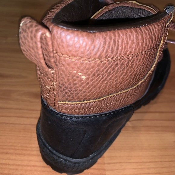 Levis Boys Size 3.5 Winter Snow Duck Boots Brown Tones Casual - Picture 6 of 8